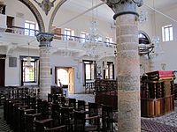 Interior of the Kahal Shalom Synagogue in Rhodes (city). Rosi, Kahal Shalom Synagogue, int. 05.JPG