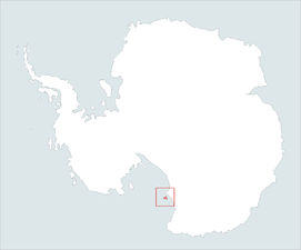 Localização da Ilha de Ross