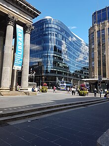 Royal Exchange Square, Glasgow viewing to Queen Street and Ingram Street Royal Exchange Square 2.jpg