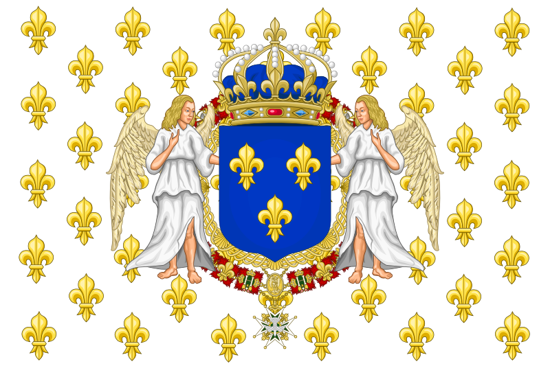 File:Royal Standard of the Kingdom of France (fictitious).svg