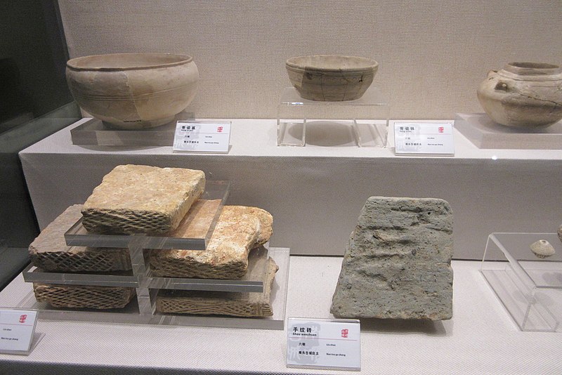 File:SZ 深圳 Shenzhen 南頭古城博物館 Nantou Ancient old city Museum exhibits stone bricks March 2017 IX1.jpg