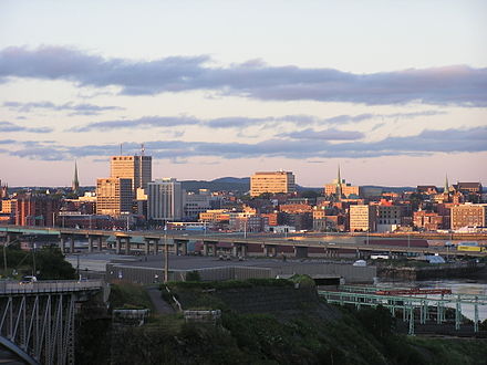Saint John, NB, is the only major city on the Bay of Fundy.