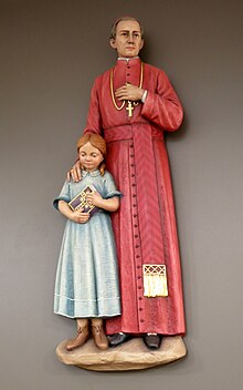 Saint John Neumann Catholic Church (Sunbury, Ohio) - statue of Saint John Neumann.jpg