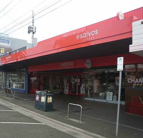 Salvation Army store in Victoria, Australia