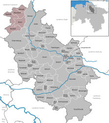 Samtgemeinde Geestequelle - Carte