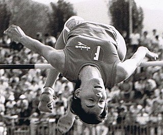 Sandra Dini Italian high jumper