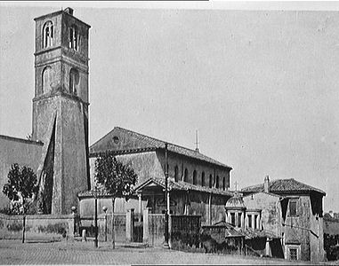 Vista da basílica em 1911