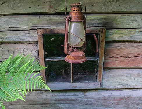 Old lamp in Finland