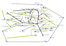 Schematische Darstellung des Écrins-Massivs