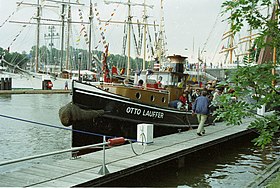 illustration de Otto Lauffer (bateau à vapeur)