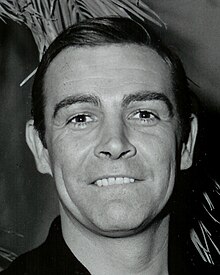Sean Connery during the production of Thunderball in 1965 Sean Connery 1965 (cropped A).jpg