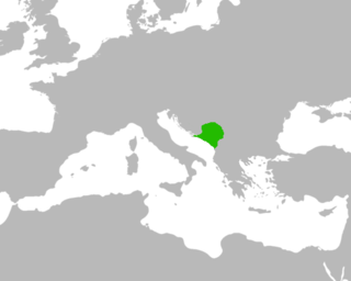 Localização de Principado da Sérvia