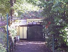 The top entrance to the tramway Shipley Glen Tramway entrance.jpg