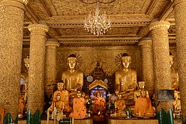 shwedagon pagoda interior