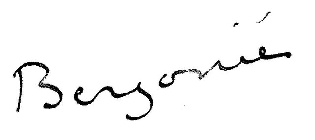 signature de Jean-Alban Bergonié