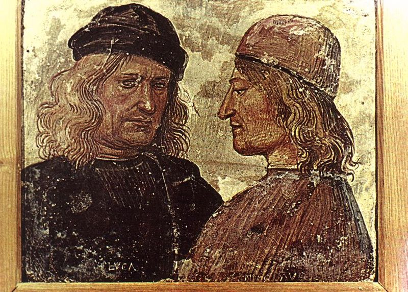 File:Signorelli, Self-Portrait with Vitelozzo Vitelli.jpg