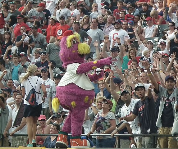 Slider is the mascot of the Cleveland Indians.