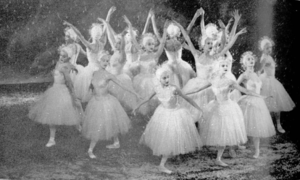 Dansarar frå NYC Ballet i 1954