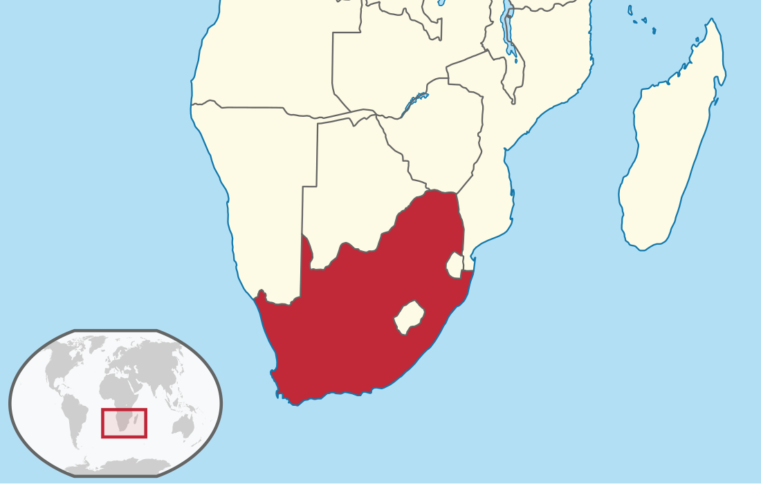 File:South Africa in its region.svg