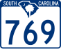 Indicatore della South Carolina Highway 769