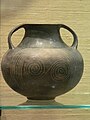 Spirally grooved amphora Etruscan Narce Tomb