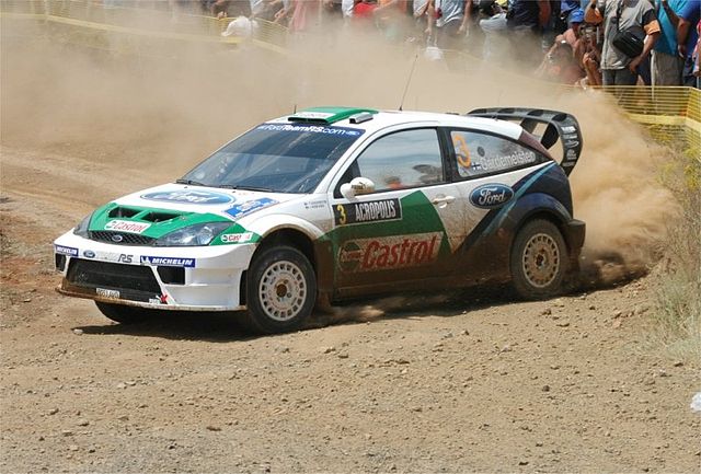 Toni Gardemeister with Ford Focus RS WRC 05 at the 2005 event
