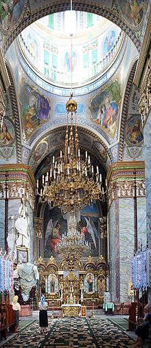 The interior of St. George's Church in Chervonohrad St. George's Krystynopol.jpg