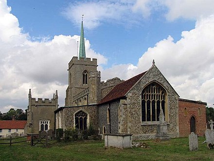 St Mary, Braughing, a Grade I listed building.[3]