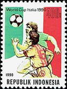 Stamp of Indonesia - 1990 - Colnect 252726 - World Cup Football Championship.jpeg