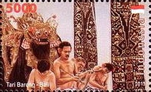 Stamp of Indonesia - 2012 - Colnect 668271 - Barong Dancing Bali.jpeg