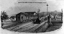 Station provisoire de 1839.