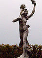 Estátua no parque do palácio