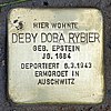 Struikelsteen Bundesplatz 17 (Wilmd) Deby Doba Rybier.jpg