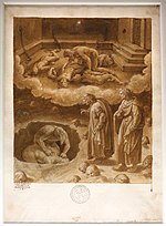 Thumbnail for File:Stradano, traditori, conte ugolino (XXXII), 1587, MP 75, c. 45r, 01.JPG