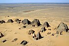 Piràmides nubianes de Meroe, a l'actual Sudan