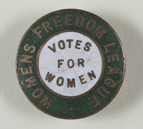 Votes For Women badge