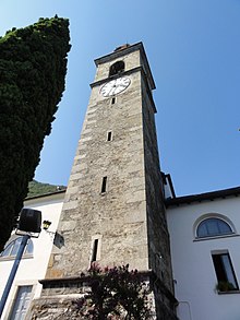 Il campanile della chiesa parrocchiale di San Martino di Tours