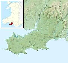 Mapa lokalizacyjna Swansea