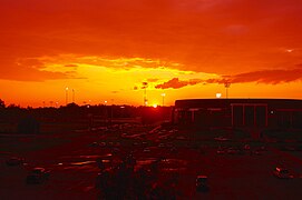 Sunset at Tennessee Tech