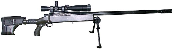 Canadian Army McMillan TAC-50 (C15) long-range sniper weapon (LRSW)
