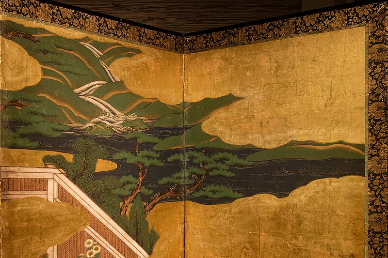 File:Tale of Genji folding screen private collection n5.jpg