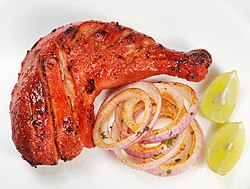 Tandoori chicken laccha piyaz1 (36886283595).jpg