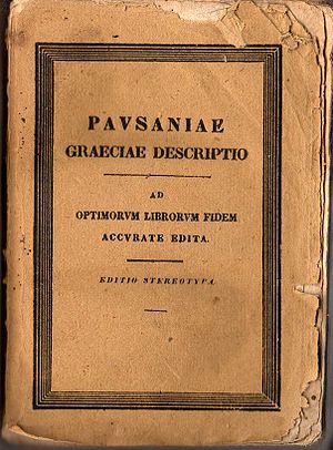 Pausania Il Periegeta: Biografia, Periegesi della Grecia, Note