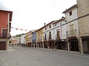 Tendilla - street with pillar houses (soportales)