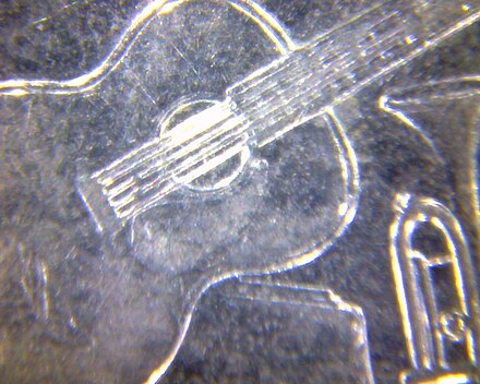 5 strings on the guitar on the Tennessee state quarter. TenneseeQuarter5String.jpg