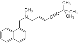 Structuurformule van terbinafine