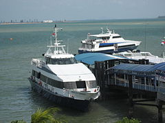 Image 101Ferry service connecting Batam to Singapore (from Tourism in Indonesia)