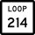 Indicatorul autostrăzii State Loop 214