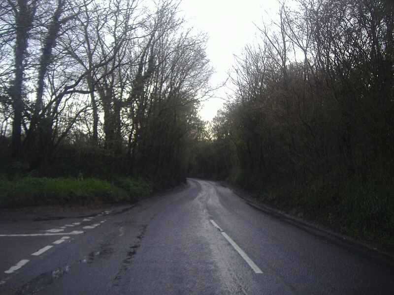 File:The B1004 at the junction of Parsonage Lane - geograph.org.uk - 2918418.jpg