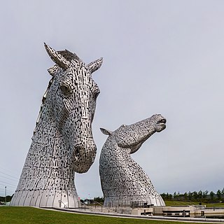 <i>The Kelpies</i> Sculpture by Andy Scott